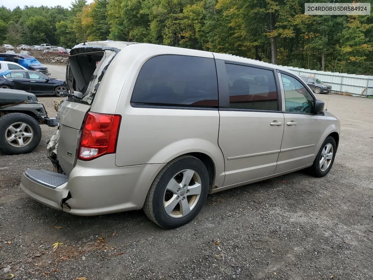 2013 Dodge Grand Caravan Se VIN: 2C4RDGBG5DR584924 Lot: 72557214