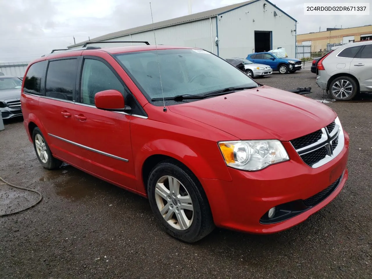 2013 Dodge Grand Caravan Crew VIN: 2C4RDGDG2DR671337 Lot: 72680074