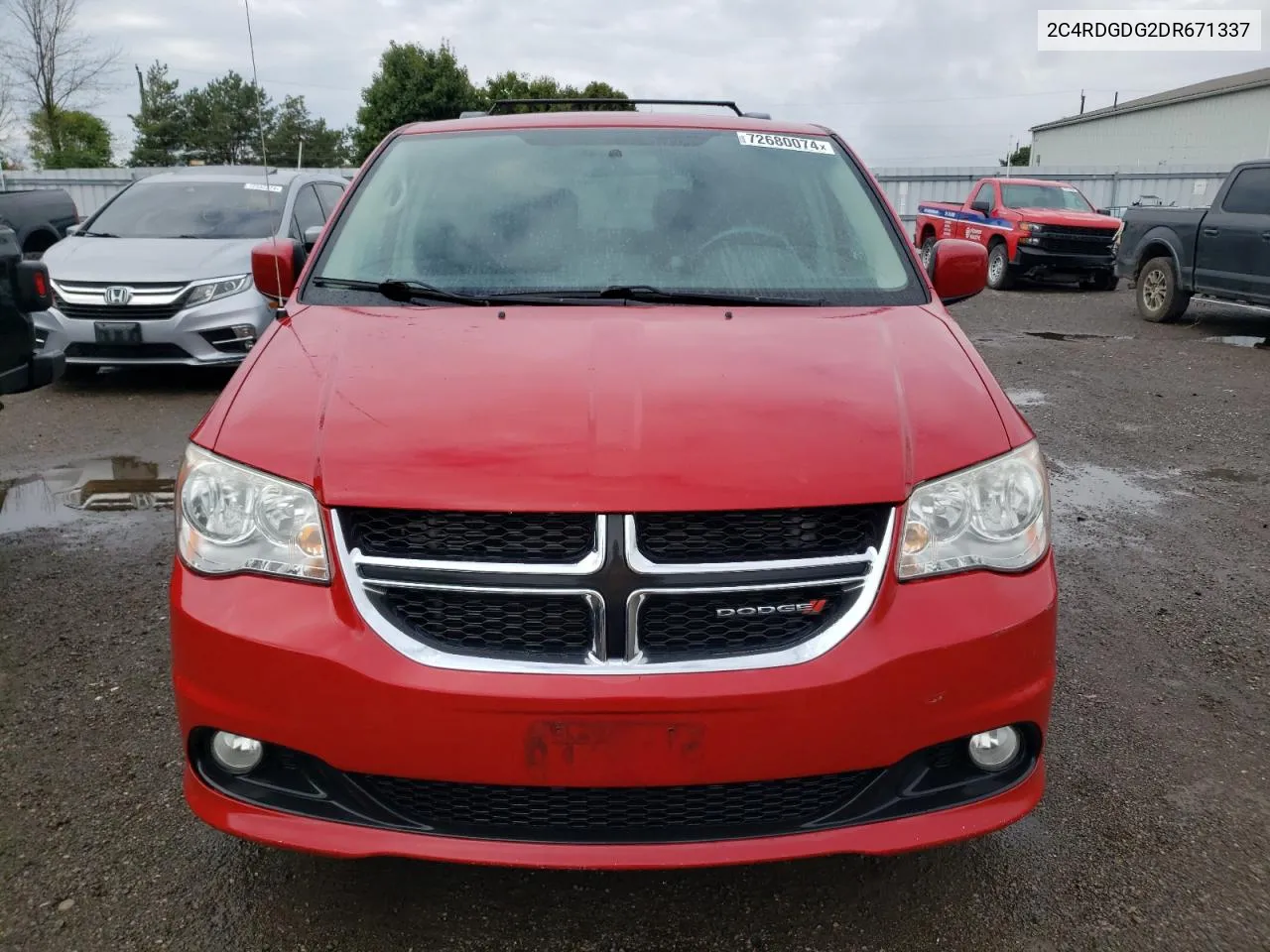 2C4RDGDG2DR671337 2013 Dodge Grand Caravan Crew