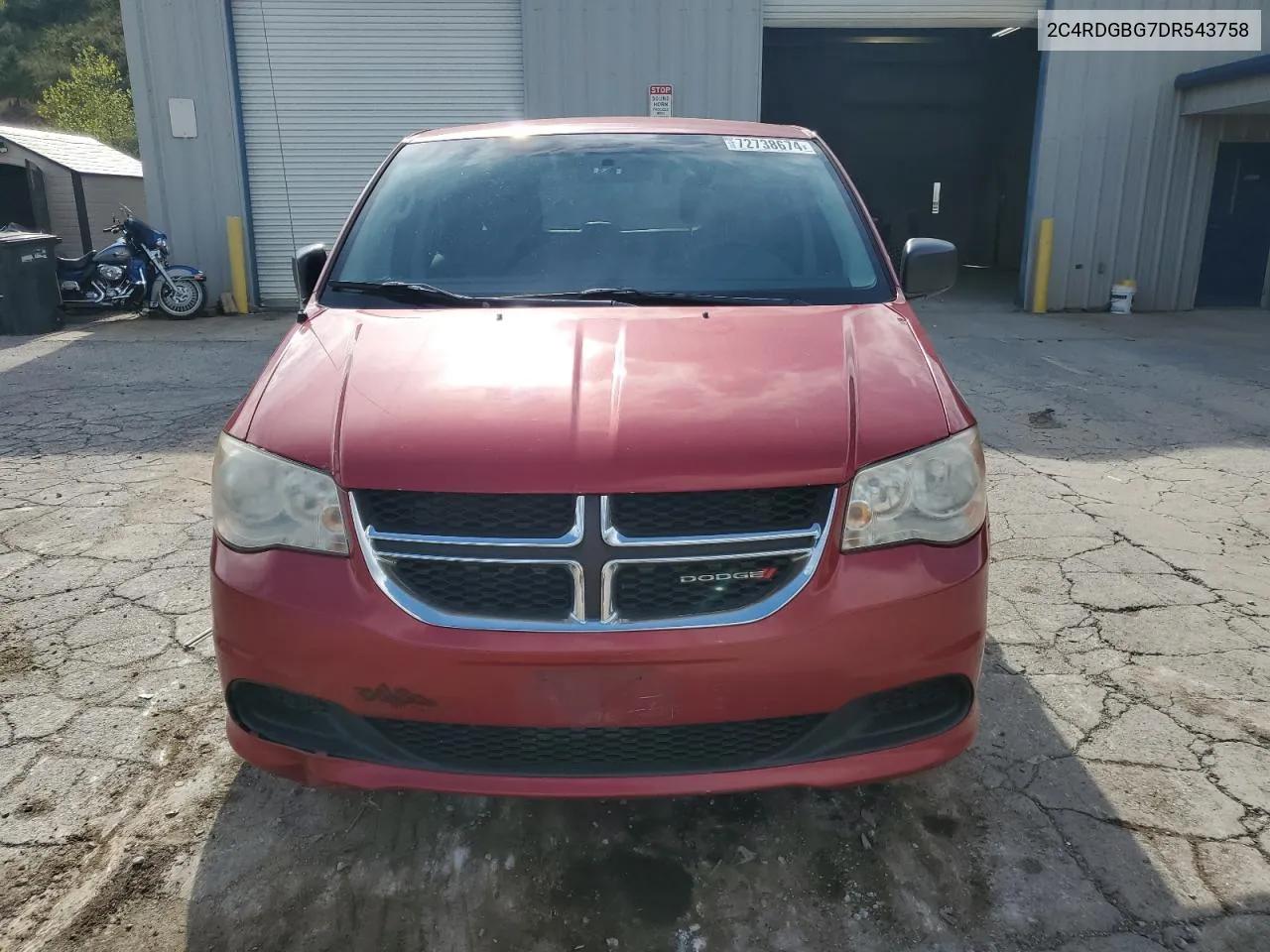 2C4RDGBG7DR543758 2013 Dodge Grand Caravan Se