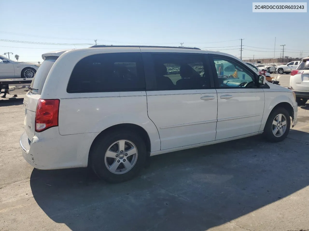 2013 Dodge Grand Caravan Sxt VIN: 2C4RDGCG3DR603243 Lot: 72790214