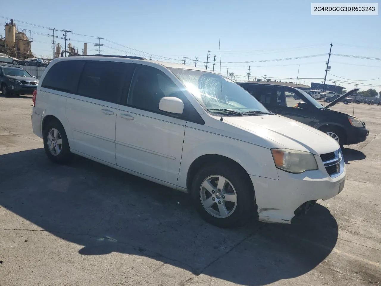 2013 Dodge Grand Caravan Sxt VIN: 2C4RDGCG3DR603243 Lot: 72790214