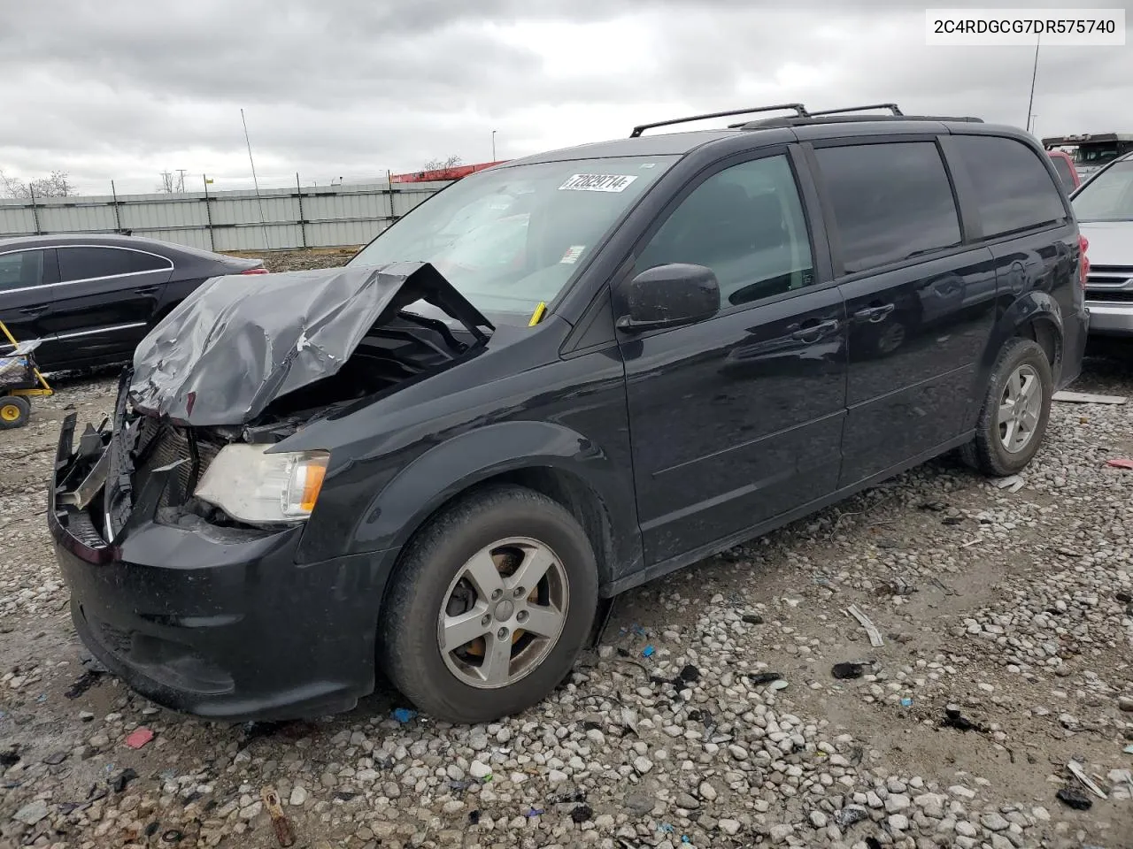 2013 Dodge Grand Caravan Sxt VIN: 2C4RDGCG7DR575740 Lot: 72829714