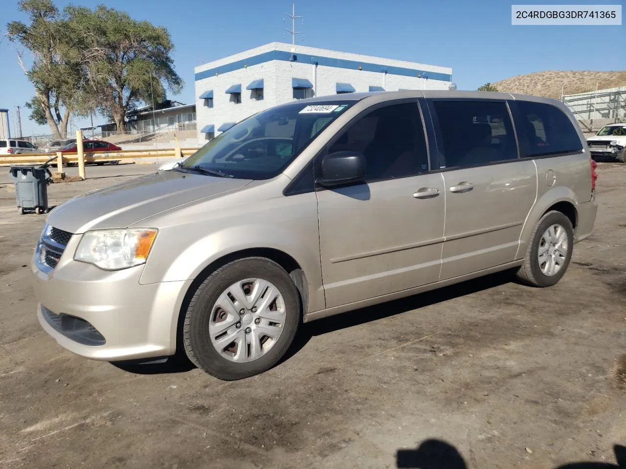 2013 Dodge Grand Caravan Se VIN: 2C4RDGBG3DR741365 Lot: 73240694