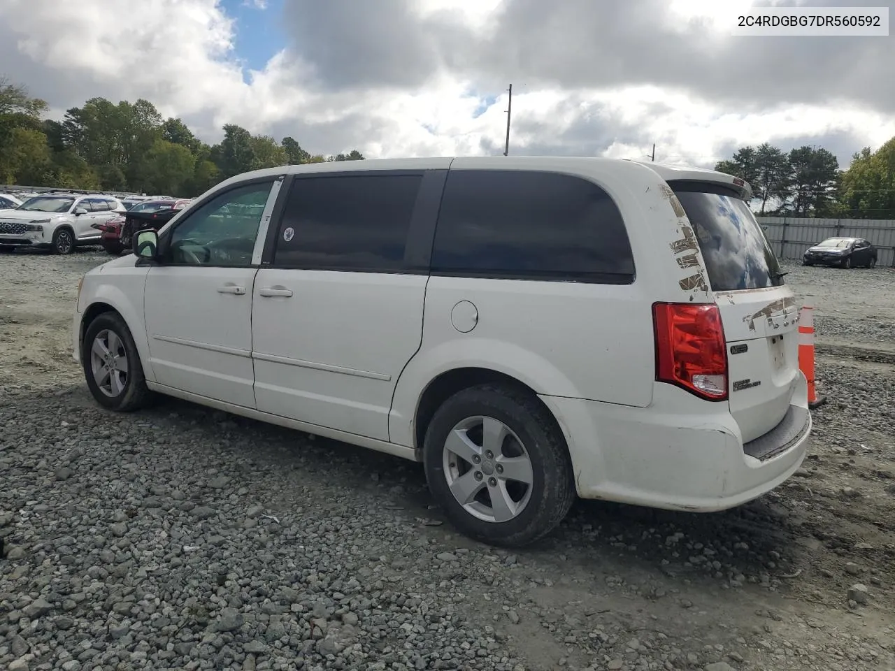 2013 Dodge Grand Caravan Se VIN: 2C4RDGBG7DR560592 Lot: 73454454