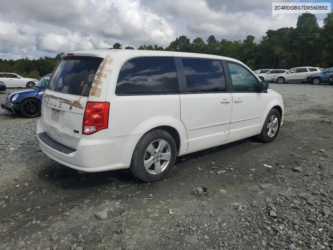 2C4RDGBG7DR560592 2013 Dodge Grand Caravan Se