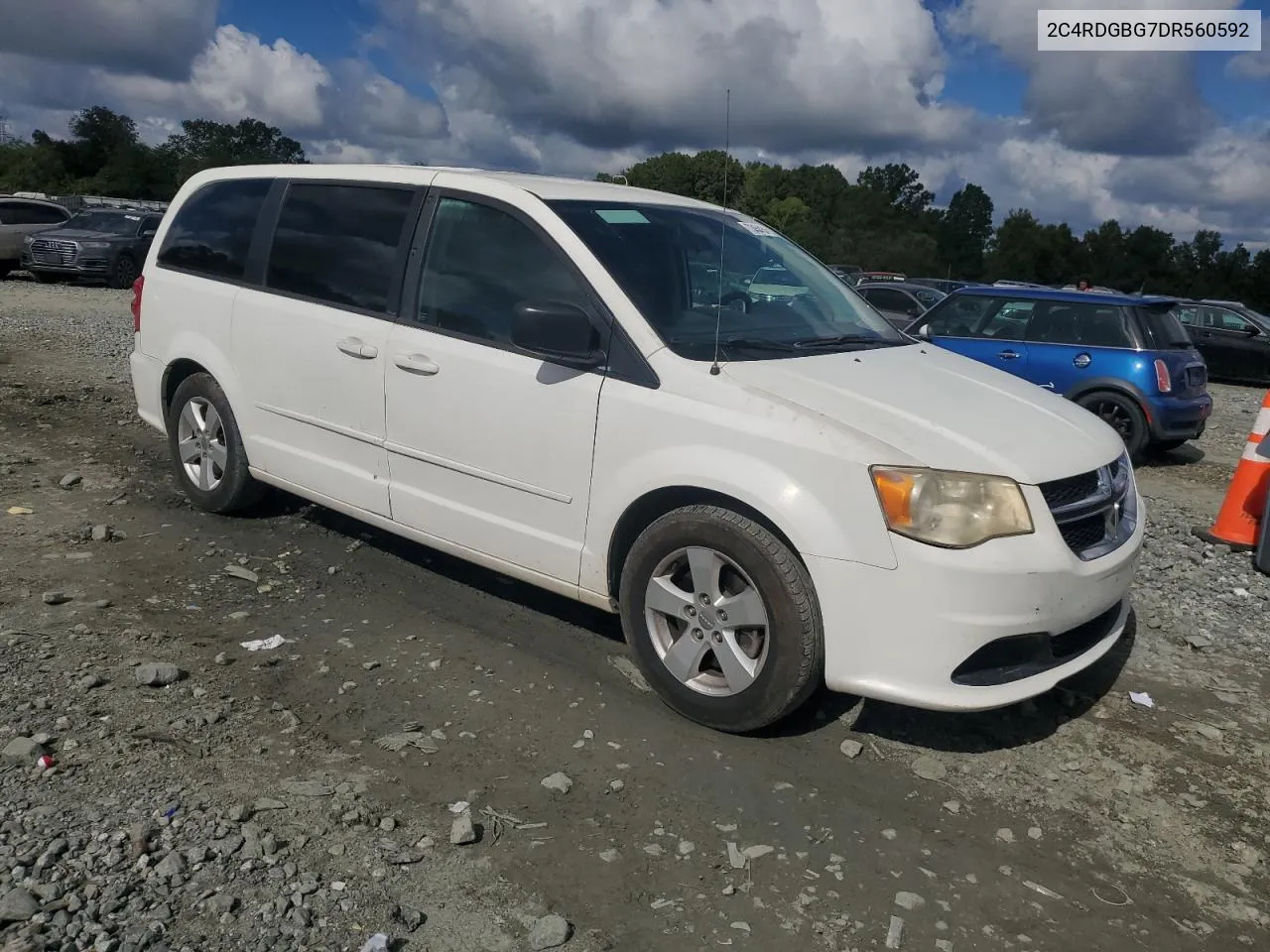 2013 Dodge Grand Caravan Se VIN: 2C4RDGBG7DR560592 Lot: 73454454