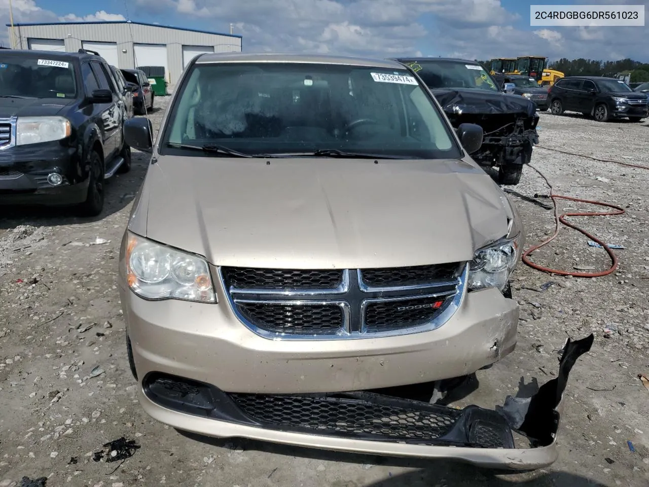 2013 Dodge Grand Caravan Se VIN: 2C4RDGBG6DR561023 Lot: 73539474