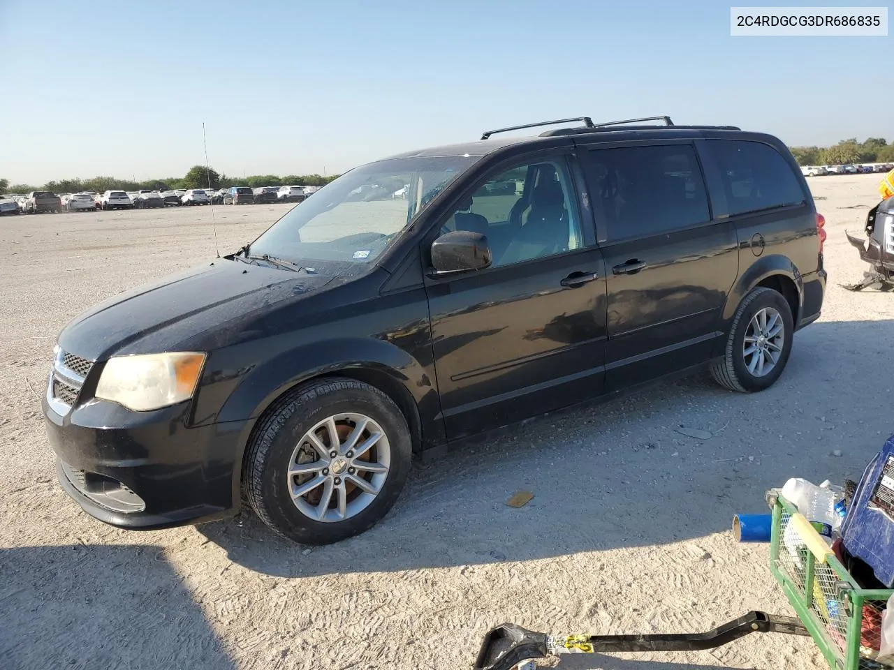 2013 Dodge Grand Caravan Sxt VIN: 2C4RDGCG3DR686835 Lot: 74362424