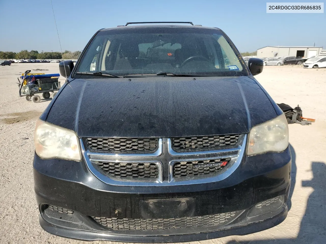 2013 Dodge Grand Caravan Sxt VIN: 2C4RDGCG3DR686835 Lot: 74362424