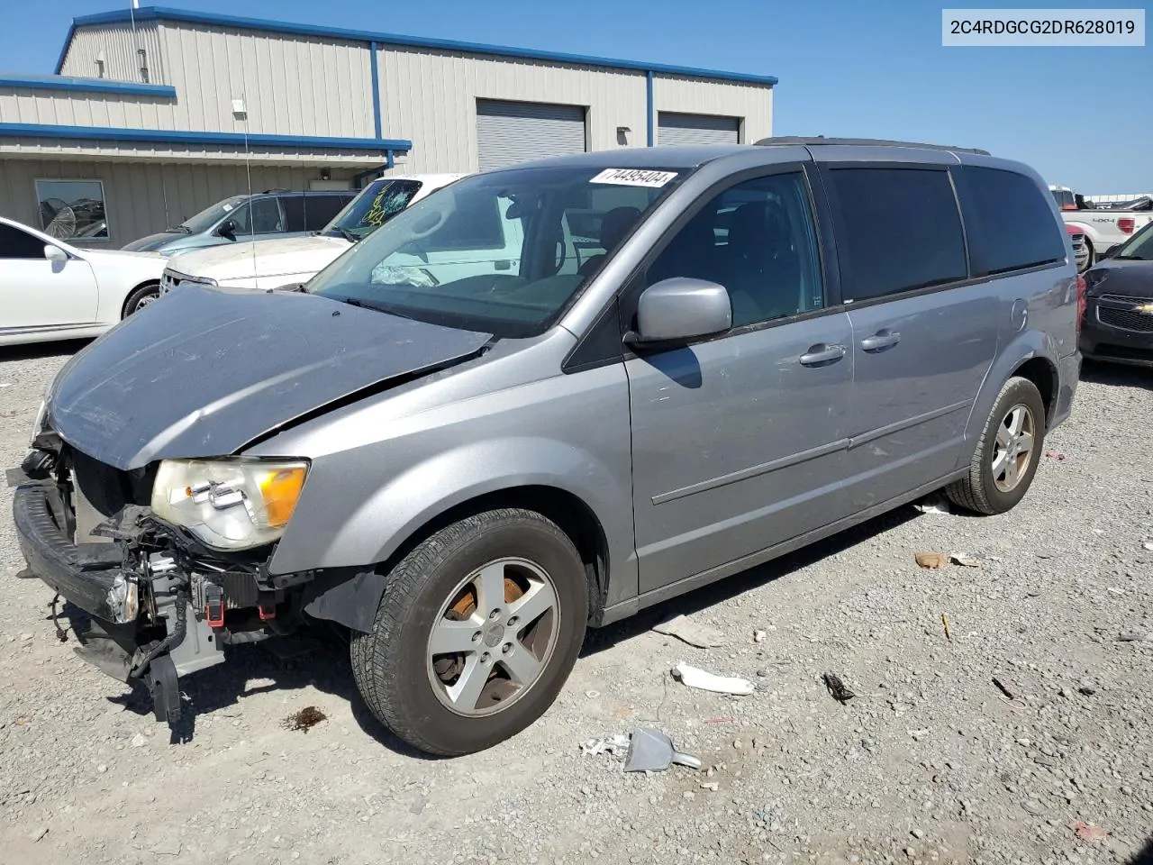 2013 Dodge Grand Caravan Sxt VIN: 2C4RDGCG2DR628019 Lot: 74495404