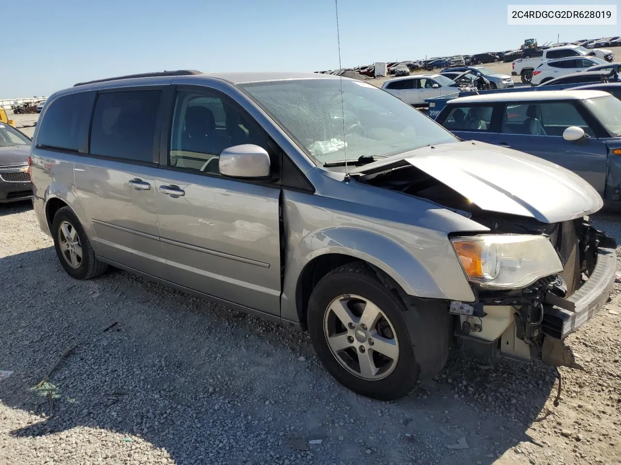 2013 Dodge Grand Caravan Sxt VIN: 2C4RDGCG2DR628019 Lot: 74495404