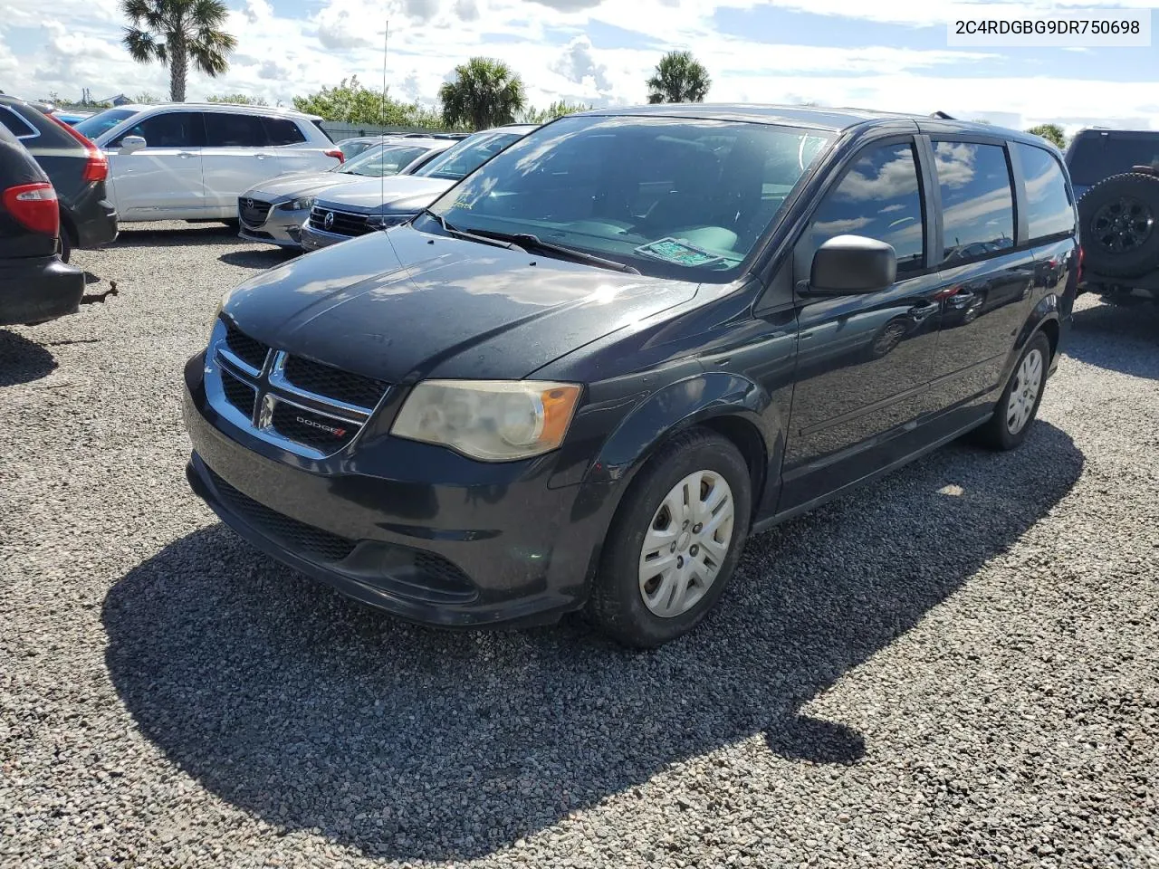 2013 Dodge Grand Caravan Se VIN: 2C4RDGBG9DR750698 Lot: 74597874