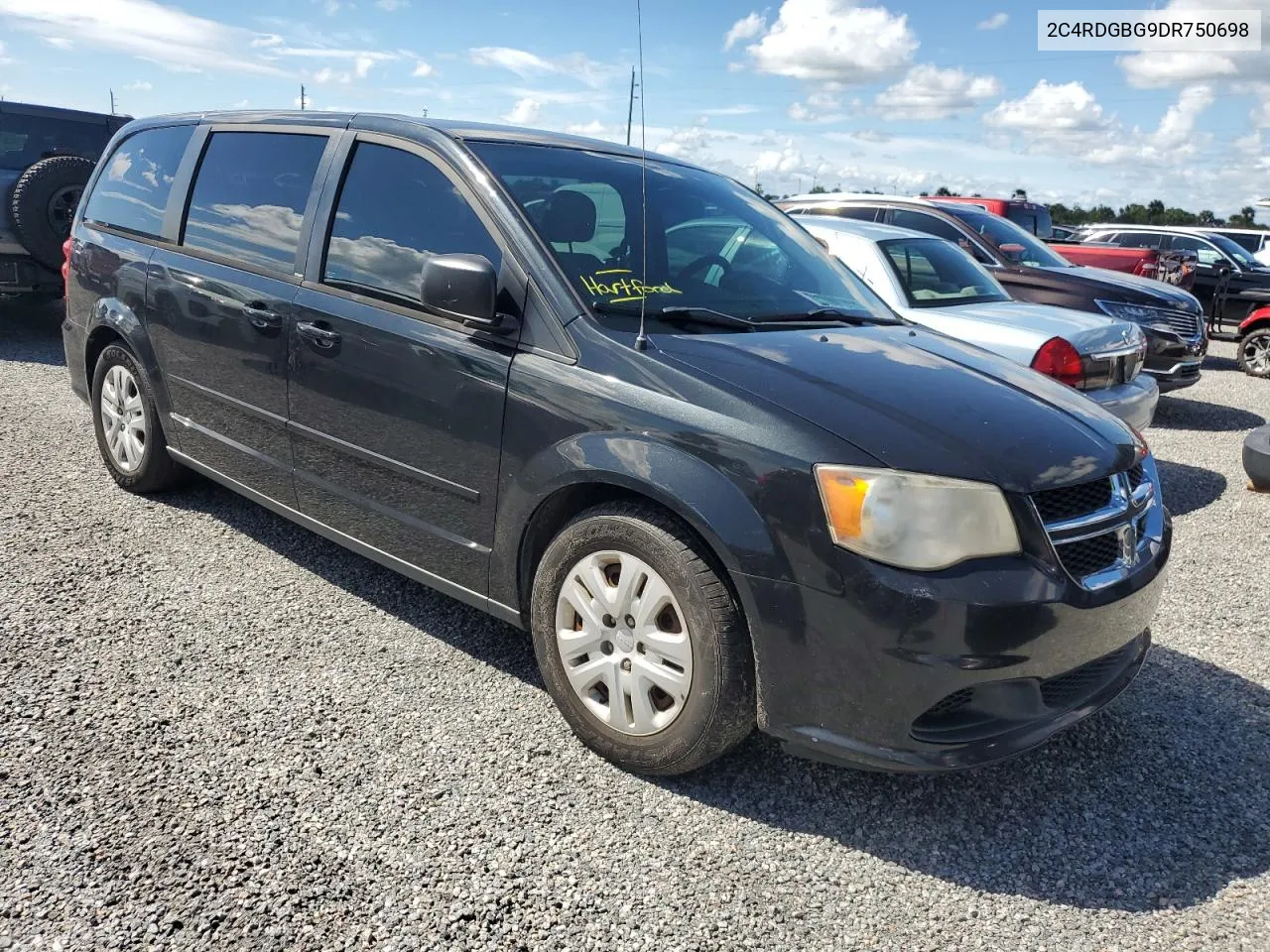 2013 Dodge Grand Caravan Se VIN: 2C4RDGBG9DR750698 Lot: 74597874