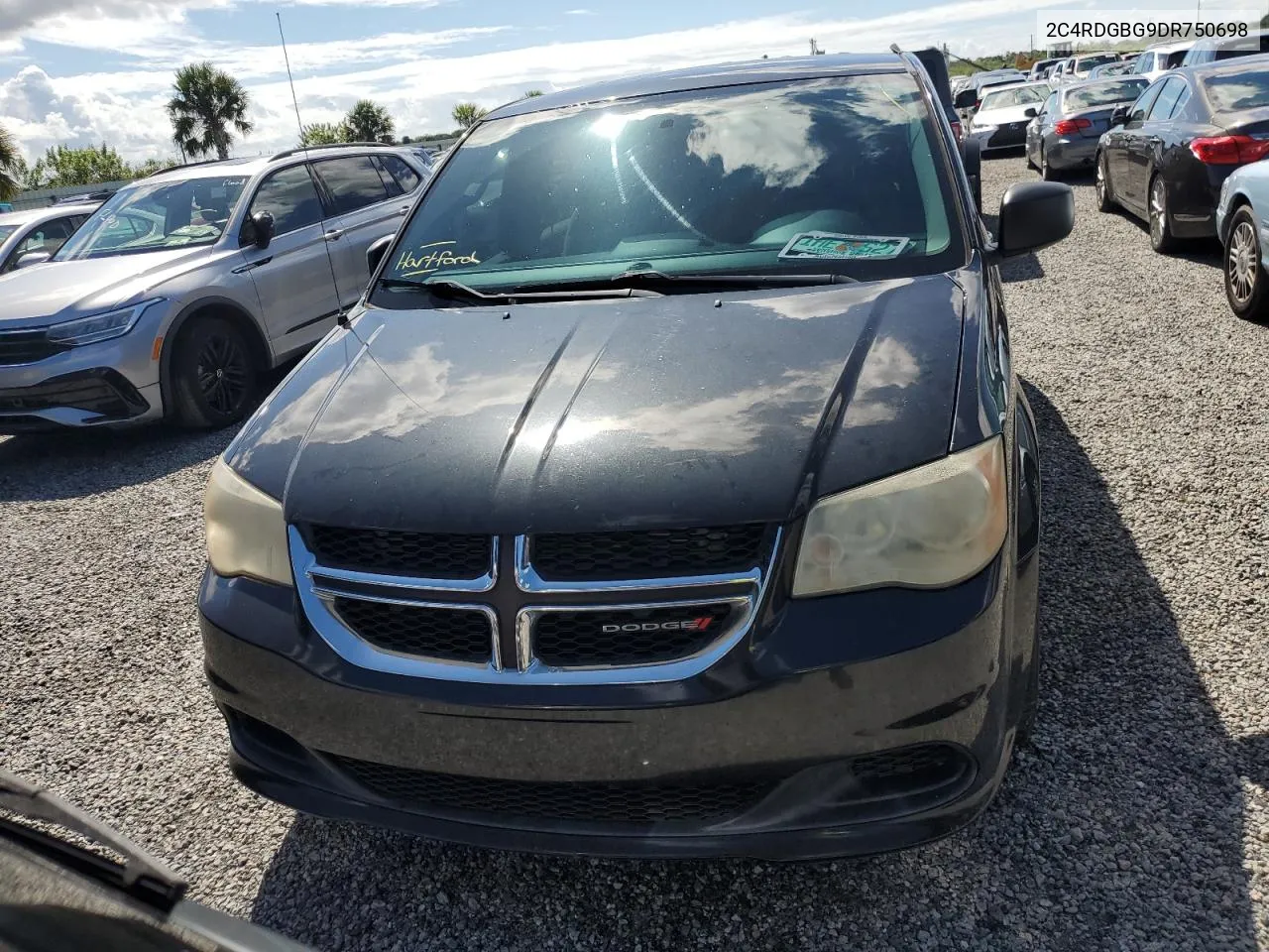 2013 Dodge Grand Caravan Se VIN: 2C4RDGBG9DR750698 Lot: 74597874