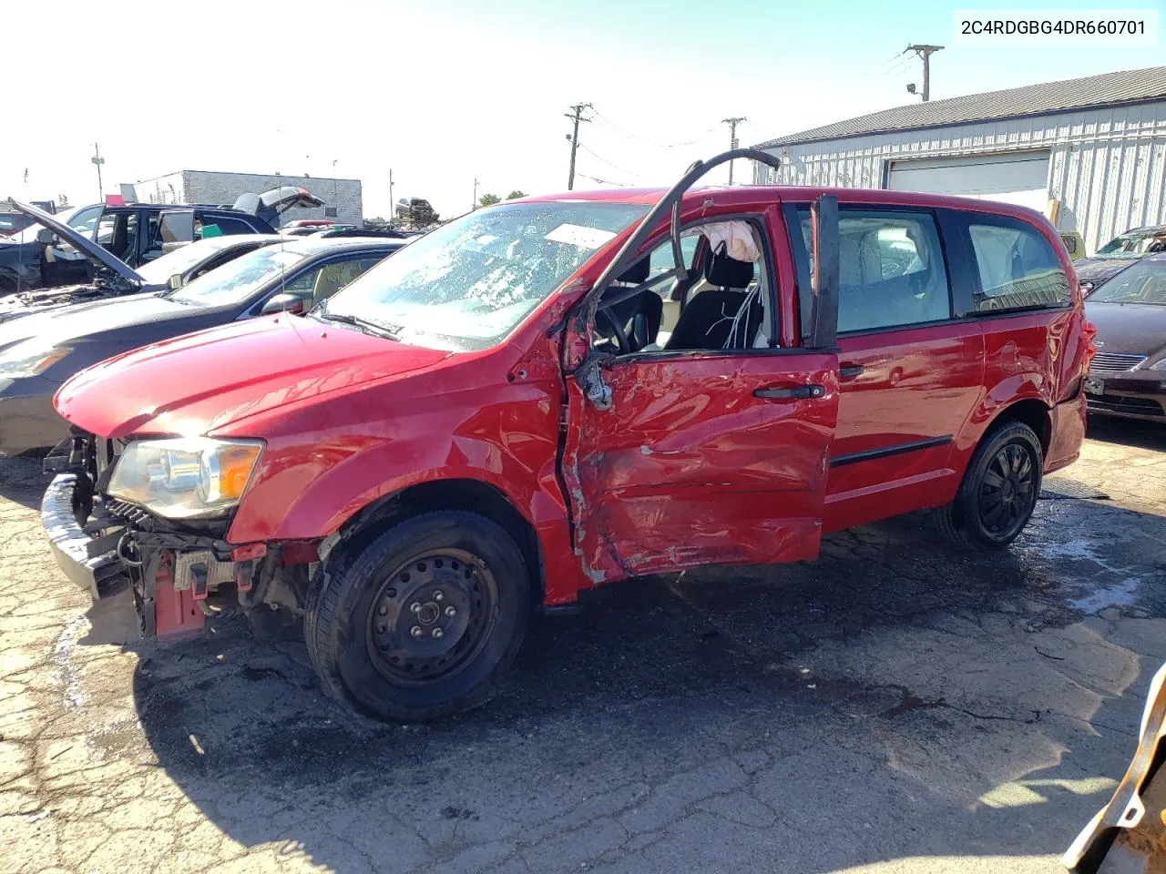 2013 Dodge Grand Caravan Se VIN: 2C4RDGBG4DR660701 Lot: 74602424