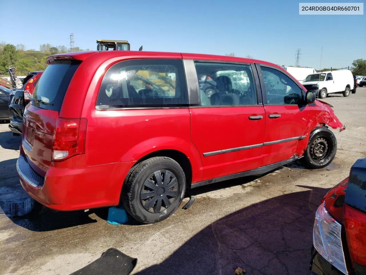 2013 Dodge Grand Caravan Se VIN: 2C4RDGBG4DR660701 Lot: 74602424