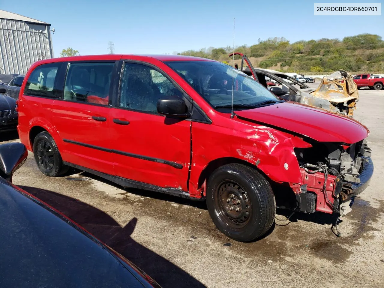 2013 Dodge Grand Caravan Se VIN: 2C4RDGBG4DR660701 Lot: 74602424