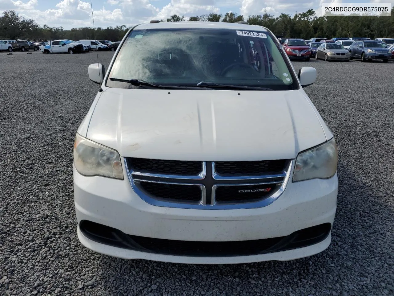 2013 Dodge Grand Caravan Sxt VIN: 2C4RDGCG9DR575075 Lot: 74922564