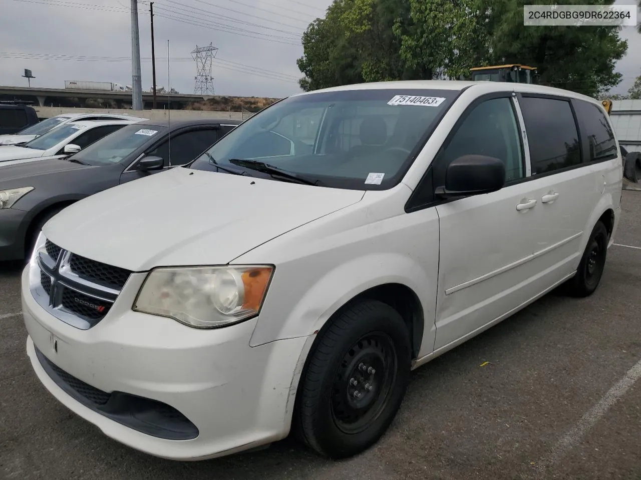 2013 Dodge Grand Caravan Se VIN: 2C4RDGBG9DR622364 Lot: 75140463