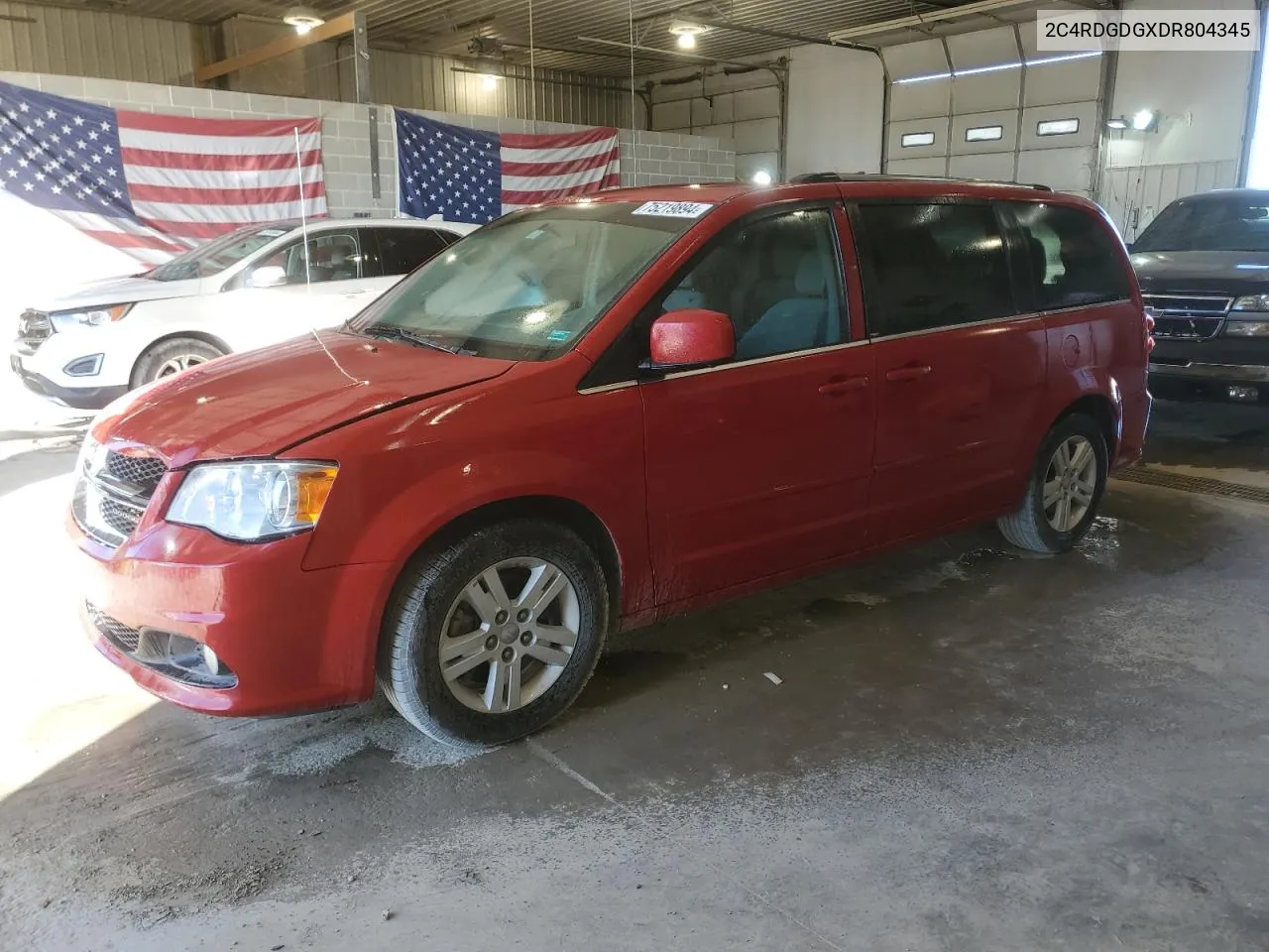 2013 Dodge Grand Caravan Crew VIN: 2C4RDGDGXDR804345 Lot: 75219894