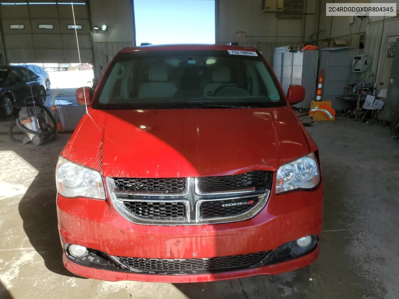 2013 Dodge Grand Caravan Crew VIN: 2C4RDGDGXDR804345 Lot: 75219894