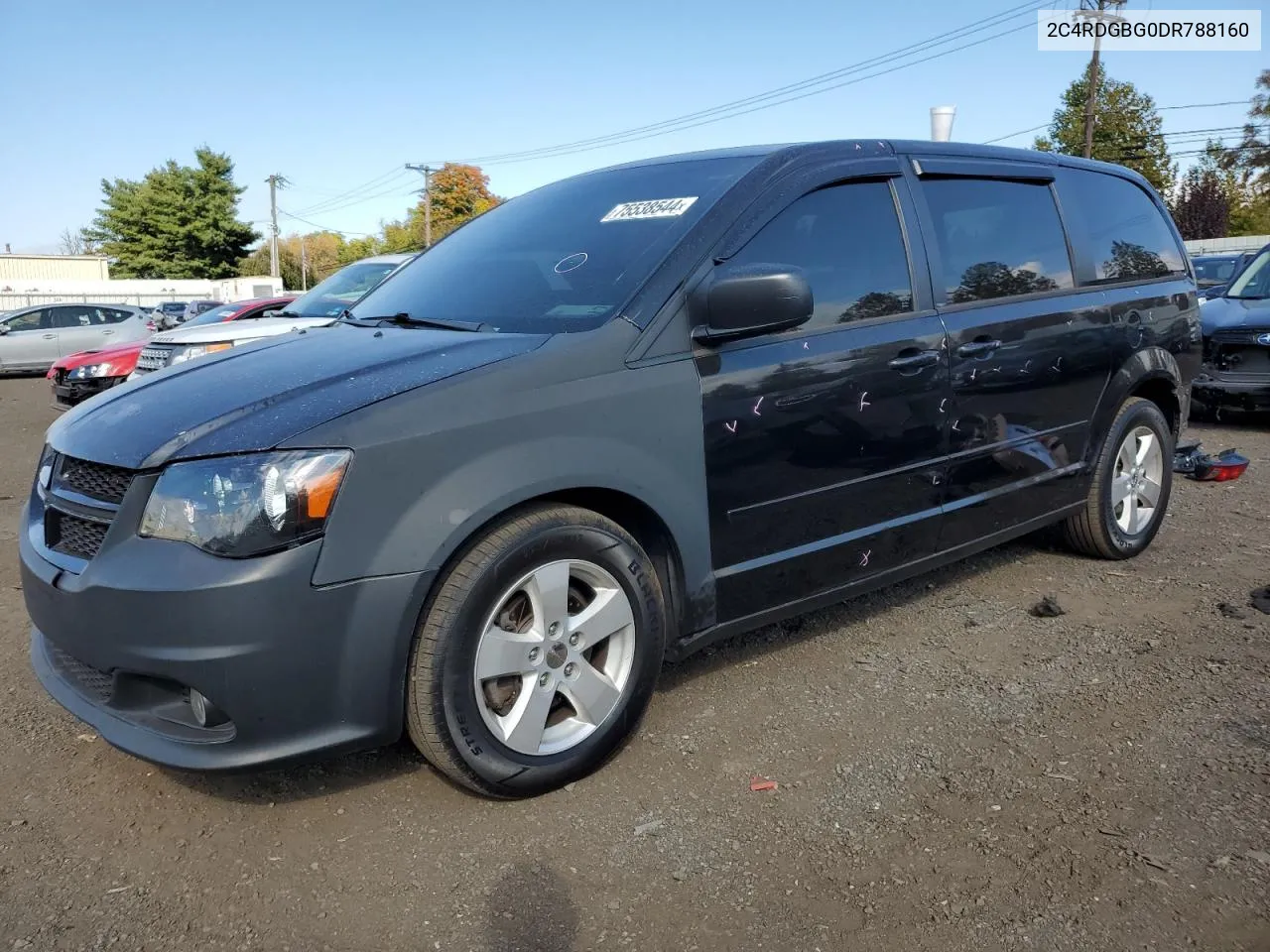 2013 Dodge Grand Caravan Se VIN: 2C4RDGBG0DR788160 Lot: 75538544