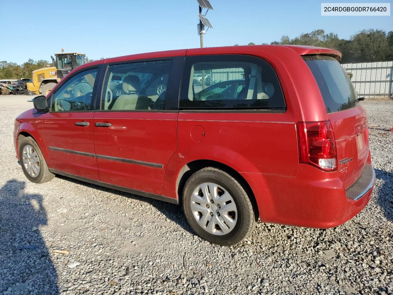 2013 Dodge Grand Caravan Se VIN: 2C4RDGBG0DR766420 Lot: 75770774