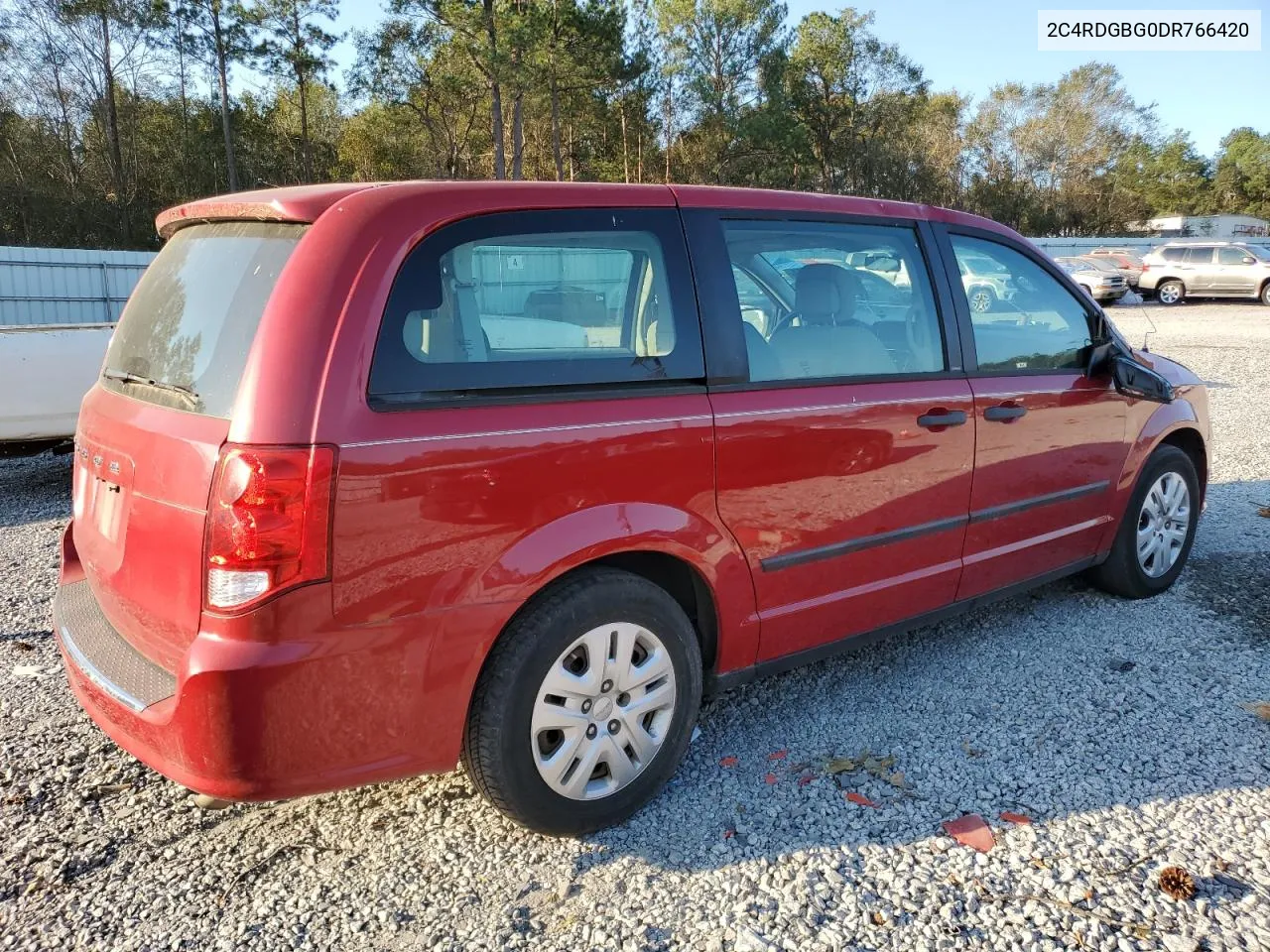 2013 Dodge Grand Caravan Se VIN: 2C4RDGBG0DR766420 Lot: 75770774