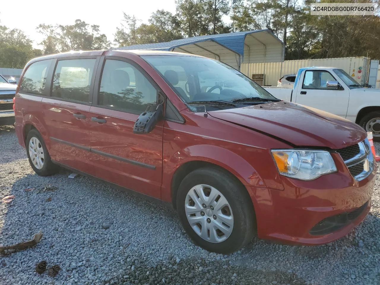 2013 Dodge Grand Caravan Se VIN: 2C4RDGBG0DR766420 Lot: 75770774