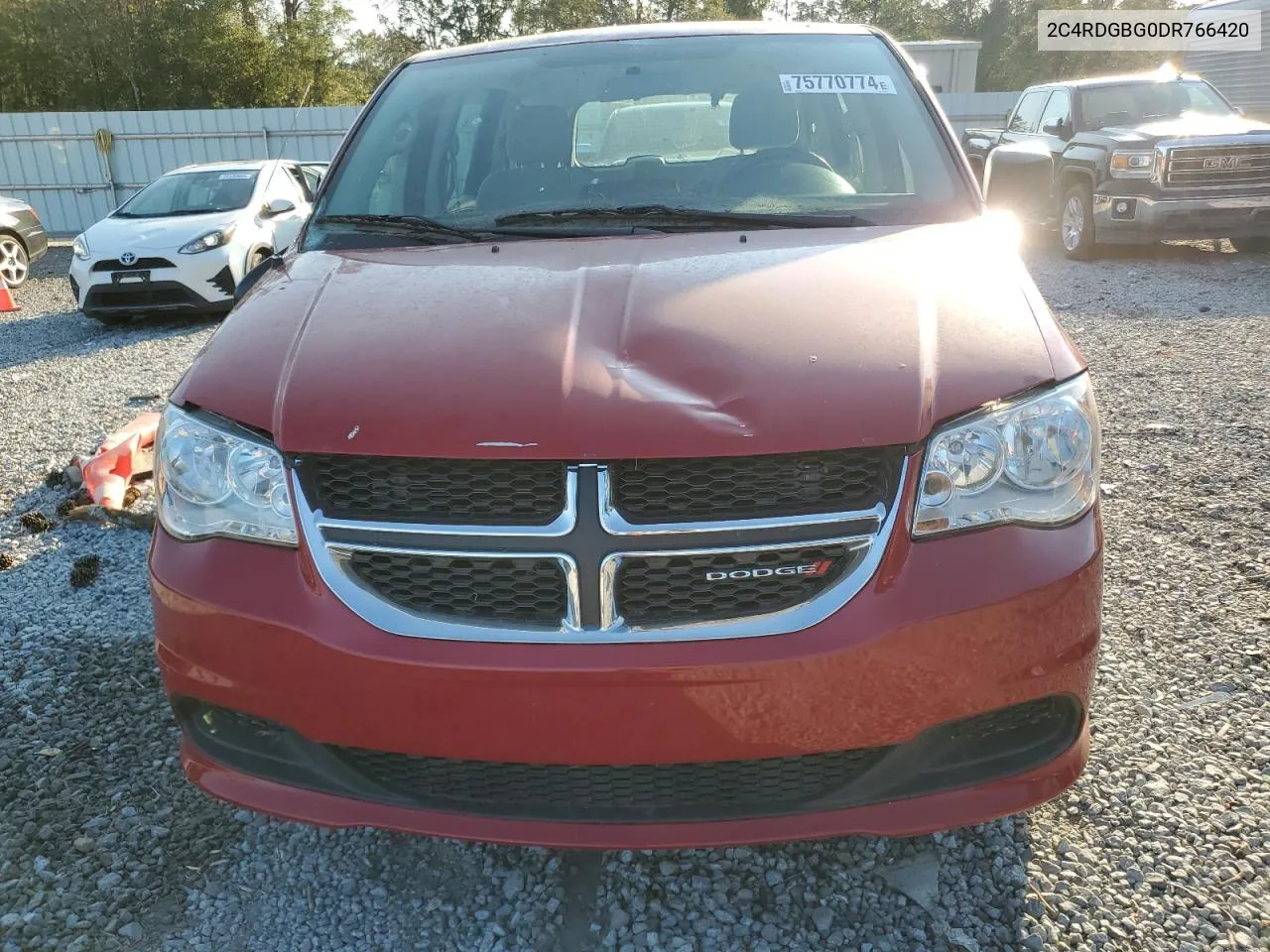 2013 Dodge Grand Caravan Se VIN: 2C4RDGBG0DR766420 Lot: 75770774