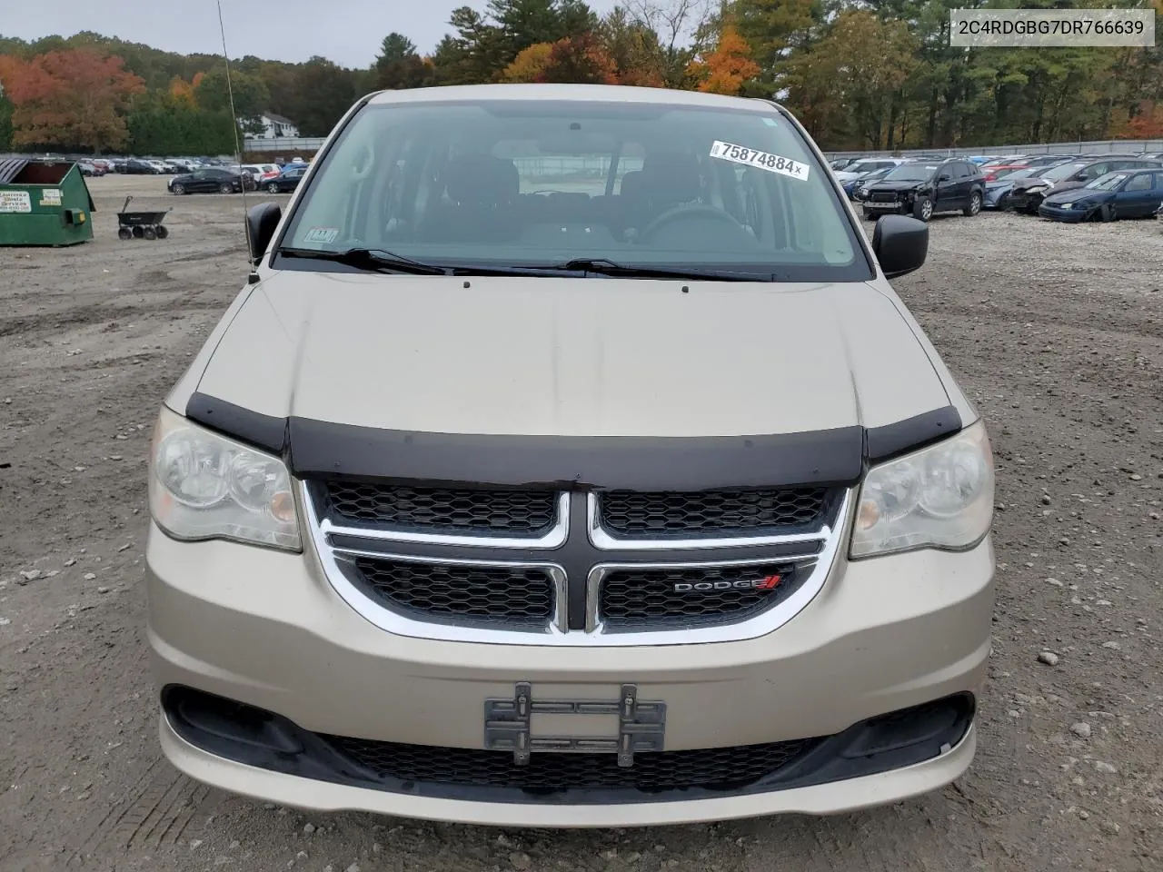 2013 Dodge Grand Caravan Se VIN: 2C4RDGBG7DR766639 Lot: 75874884