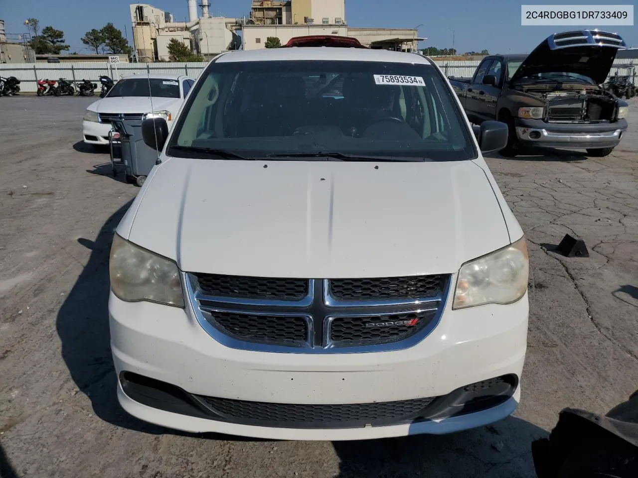 2013 Dodge Grand Caravan Se VIN: 2C4RDGBG1DR733409 Lot: 75893534