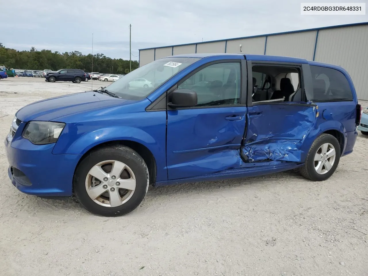 2013 Dodge Grand Caravan Se VIN: 2C4RDGBG3DR648331 Lot: 76025954