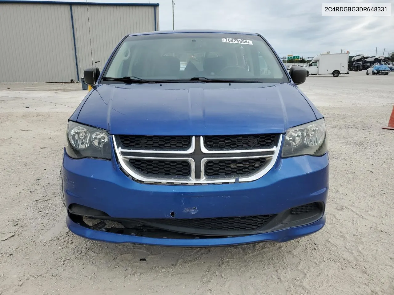 2013 Dodge Grand Caravan Se VIN: 2C4RDGBG3DR648331 Lot: 76025954