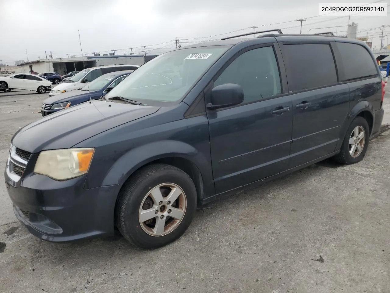 2013 Dodge Grand Caravan Sxt VIN: 2C4RDGCG2DR592140 Lot: 76141954