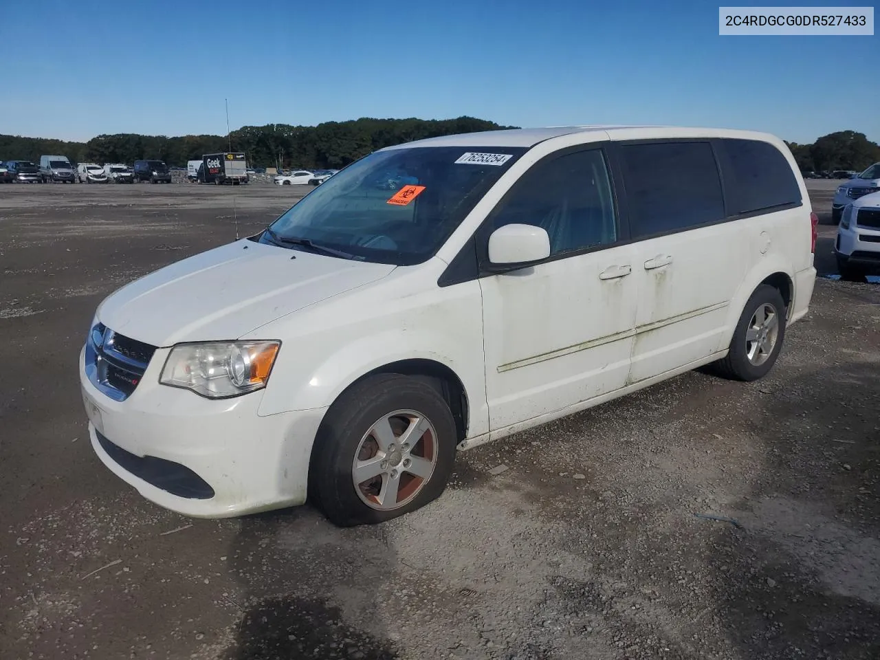 2013 Dodge Grand Caravan Sxt VIN: 2C4RDGCG0DR527433 Lot: 76253254