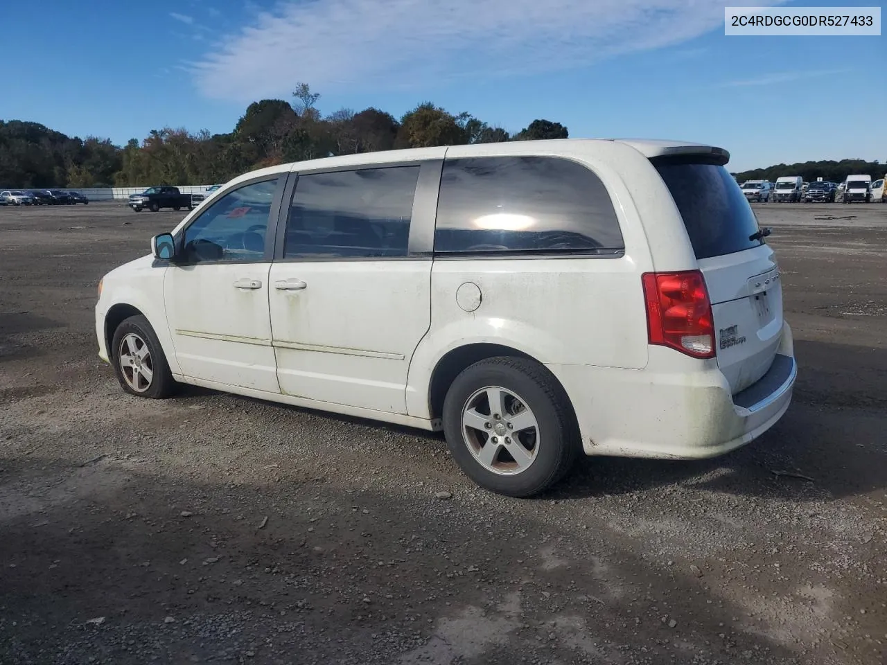 2013 Dodge Grand Caravan Sxt VIN: 2C4RDGCG0DR527433 Lot: 76253254