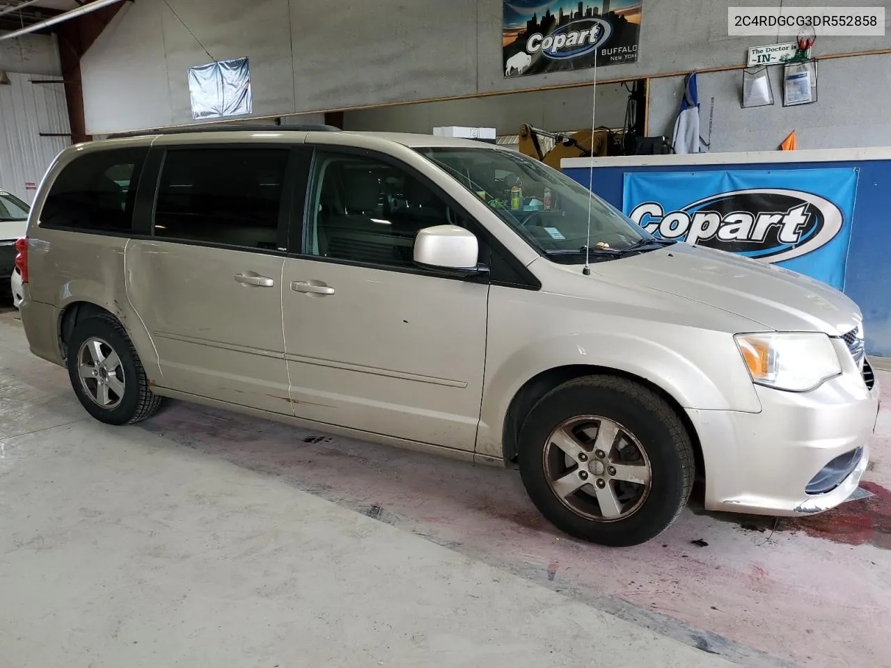 2013 Dodge Grand Caravan Sxt VIN: 2C4RDGCG3DR552858 Lot: 76344894