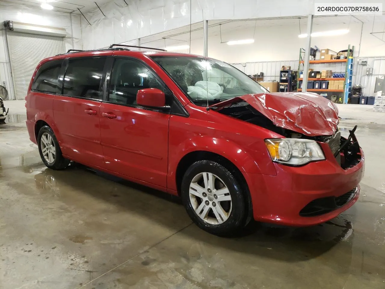 2013 Dodge Grand Caravan Sxt VIN: 2C4RDGCG7DR758636 Lot: 76493994