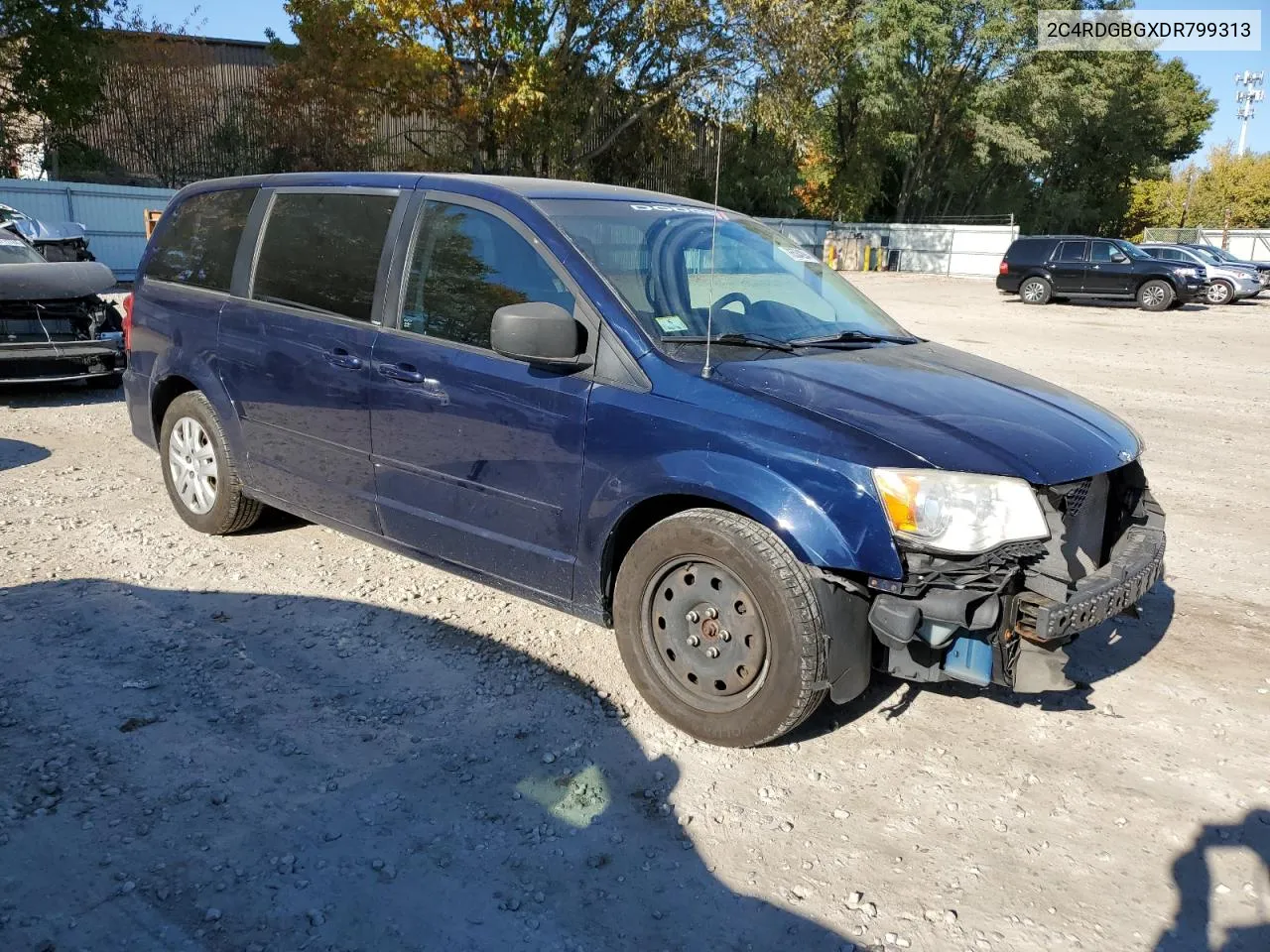 2013 Dodge Grand Caravan Se VIN: 2C4RDGBGXDR799313 Lot: 76534294