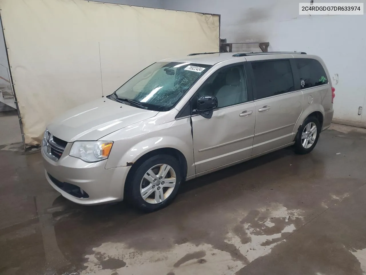 2013 Dodge Grand Caravan Crew VIN: 2C4RDGDG7DR633974 Lot: 76922434