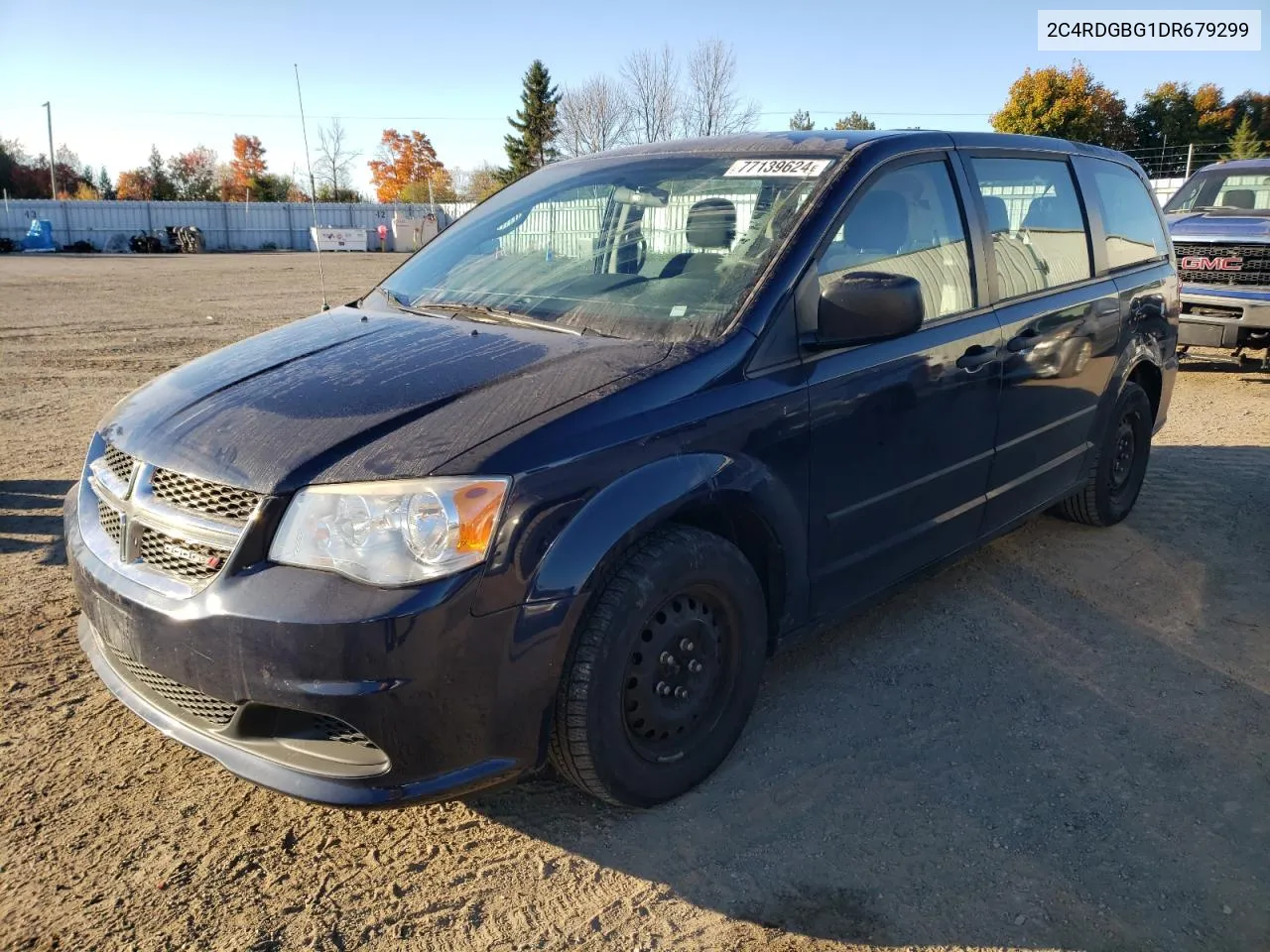 2013 Dodge Grand Caravan Se VIN: 2C4RDGBG1DR679299 Lot: 77139624