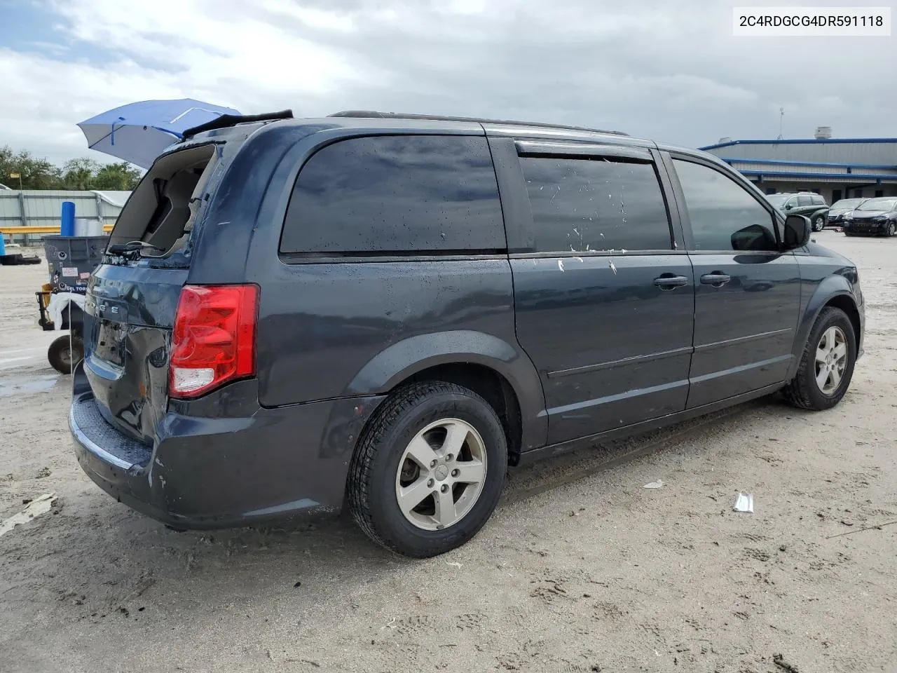 2013 Dodge Grand Caravan Sxt VIN: 2C4RDGCG4DR591118 Lot: 77581674