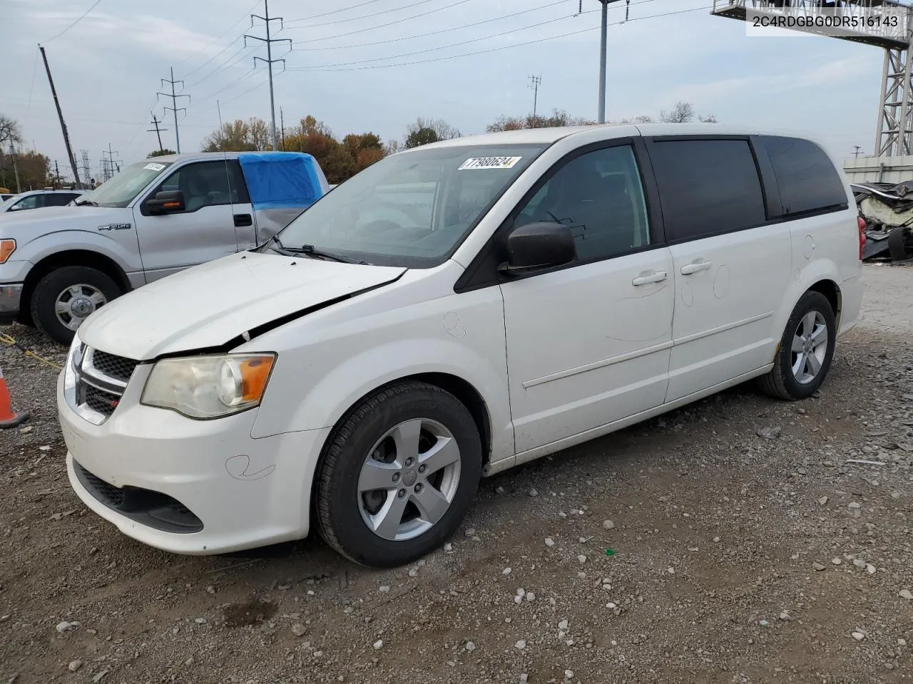 2013 Dodge Grand Caravan Se VIN: 2C4RDGBG0DR516143 Lot: 77980624