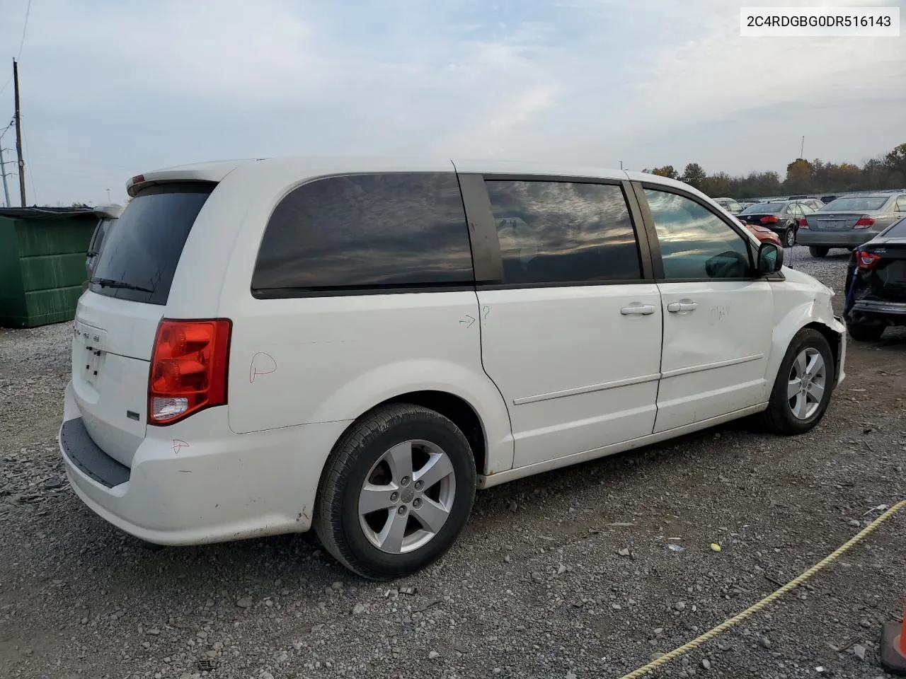 2013 Dodge Grand Caravan Se VIN: 2C4RDGBG0DR516143 Lot: 77980624