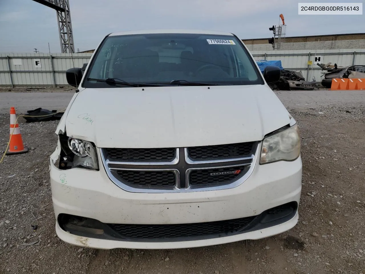 2013 Dodge Grand Caravan Se VIN: 2C4RDGBG0DR516143 Lot: 77980624