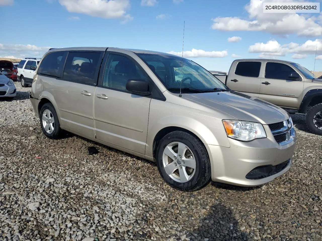 2013 Dodge Grand Caravan Se VIN: 2C4RDGBG3DR542042 Lot: 78074964