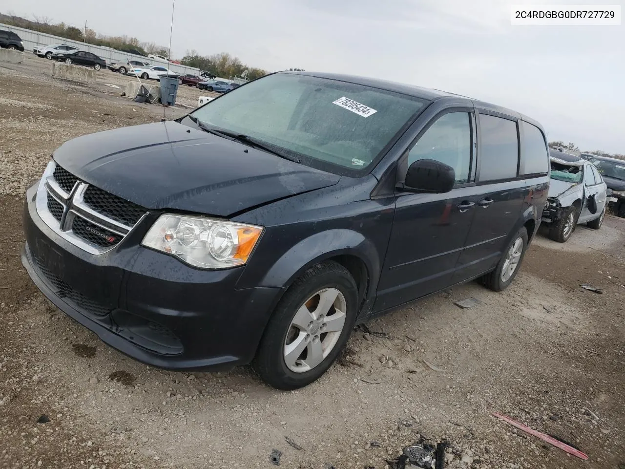 2013 Dodge Grand Caravan Se VIN: 2C4RDGBG0DR727729 Lot: 78205434