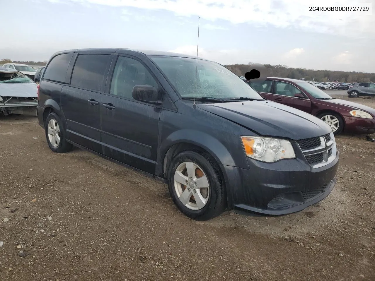 2013 Dodge Grand Caravan Se VIN: 2C4RDGBG0DR727729 Lot: 78205434